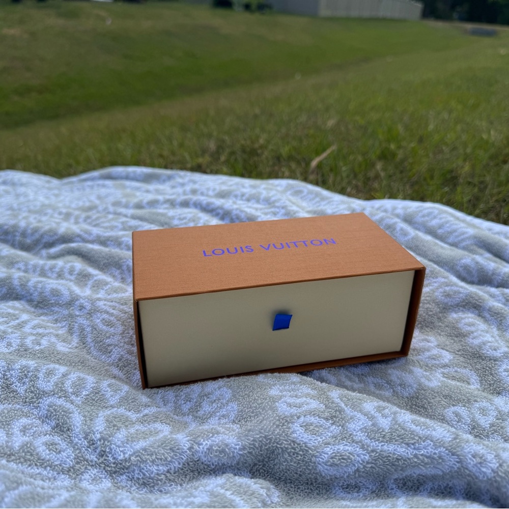 designer Orange and Cream Gift Box